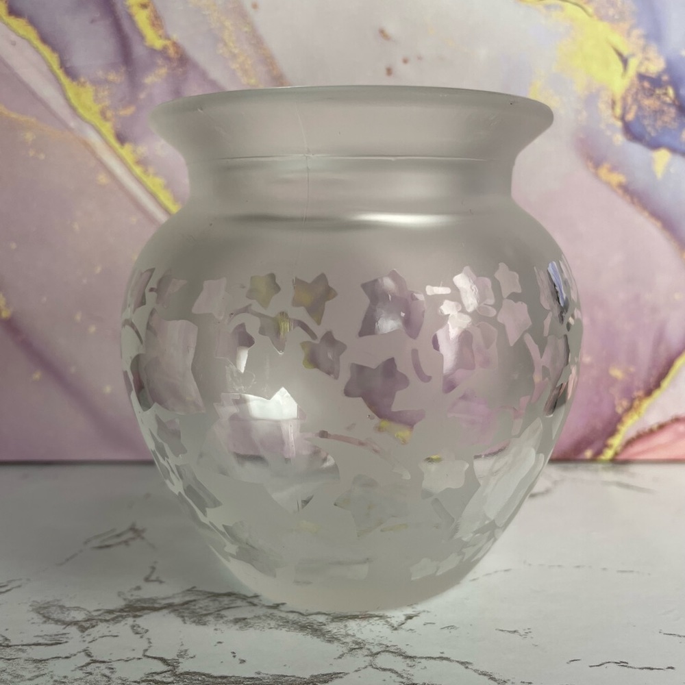 Frosted Vase Votive